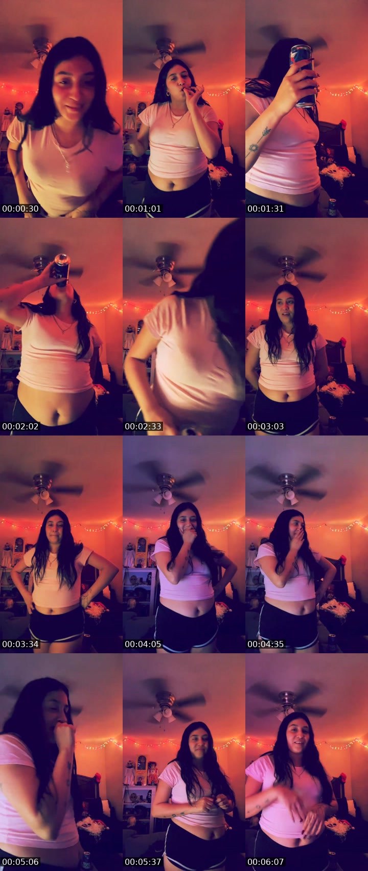 Contact-sheet preview of 💕BooThang💕's Liveme recording