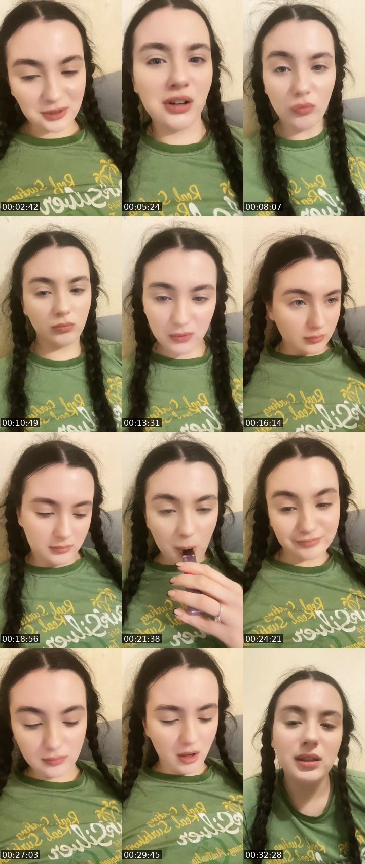 Contact-sheet preview of 🌙꧁ʟᴜɴᴏx꧂🌙's Liveme recording