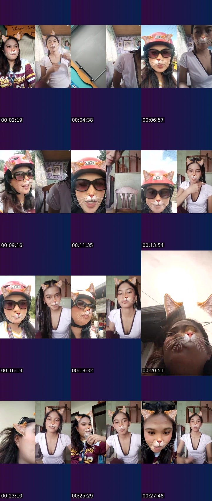 Contact-sheet preview of 👸🏻Kollly🌼's Liveme recording