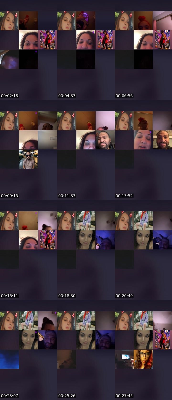 Contact-sheet preview of 🌺𝔅𝔢𝔟𝔢𝔠𝔦𝔱𝔞🌺's Liveme recording