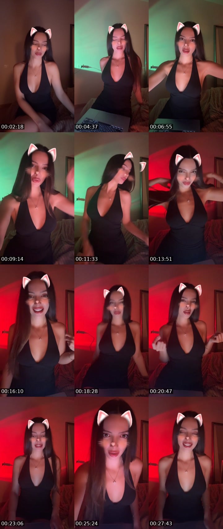 Contact-sheet preview of Jasmine💘's Liveme recording