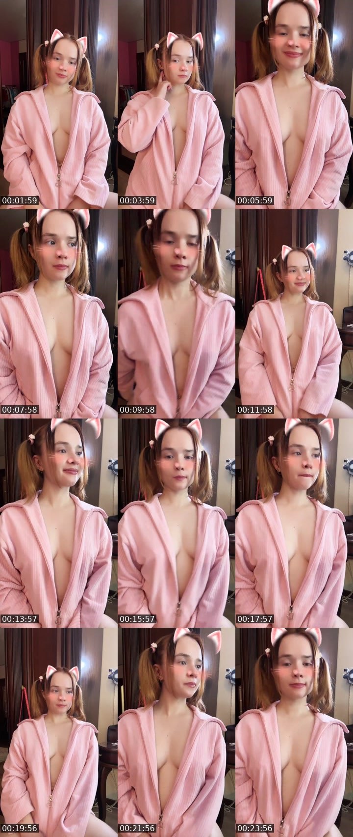 Contact-sheet preview of Tanya Oink-Oink's Liveme recording