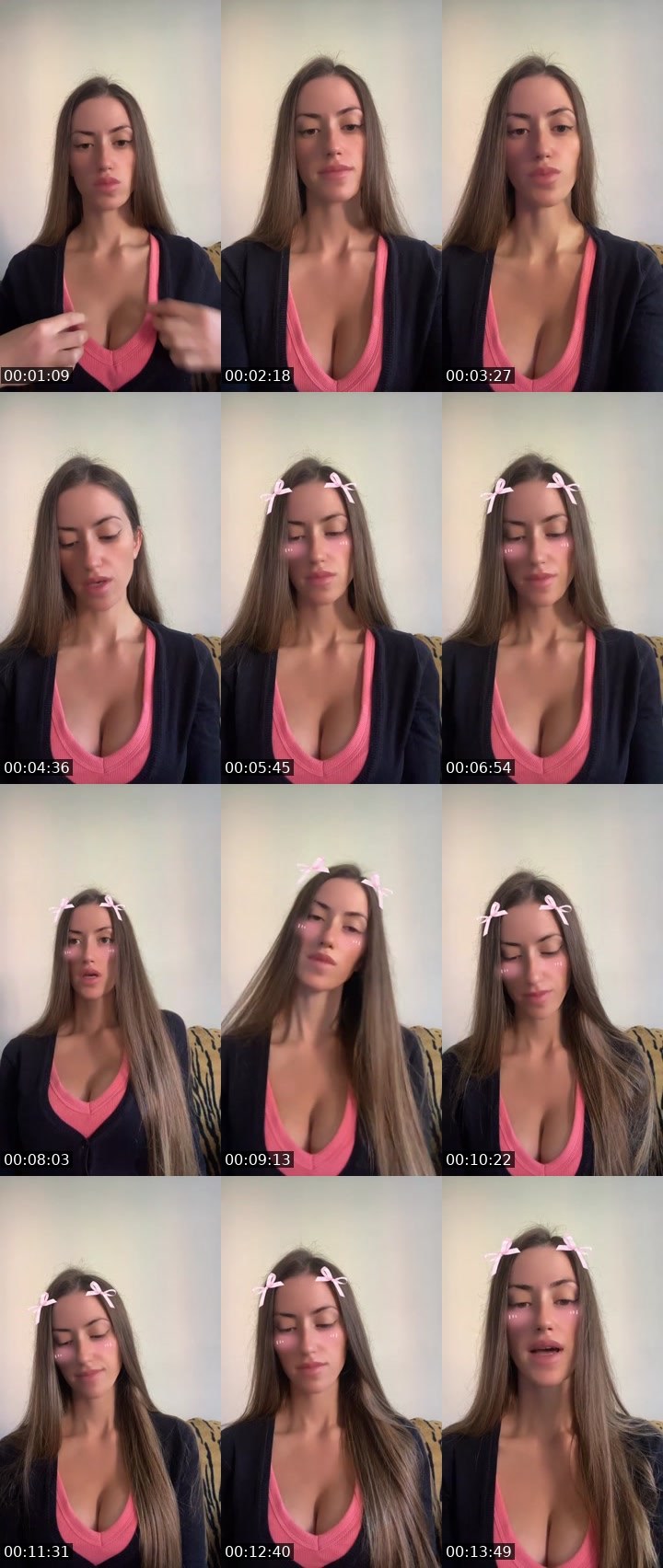 Contact-sheet preview of Lily🪷💕's Liveme recording