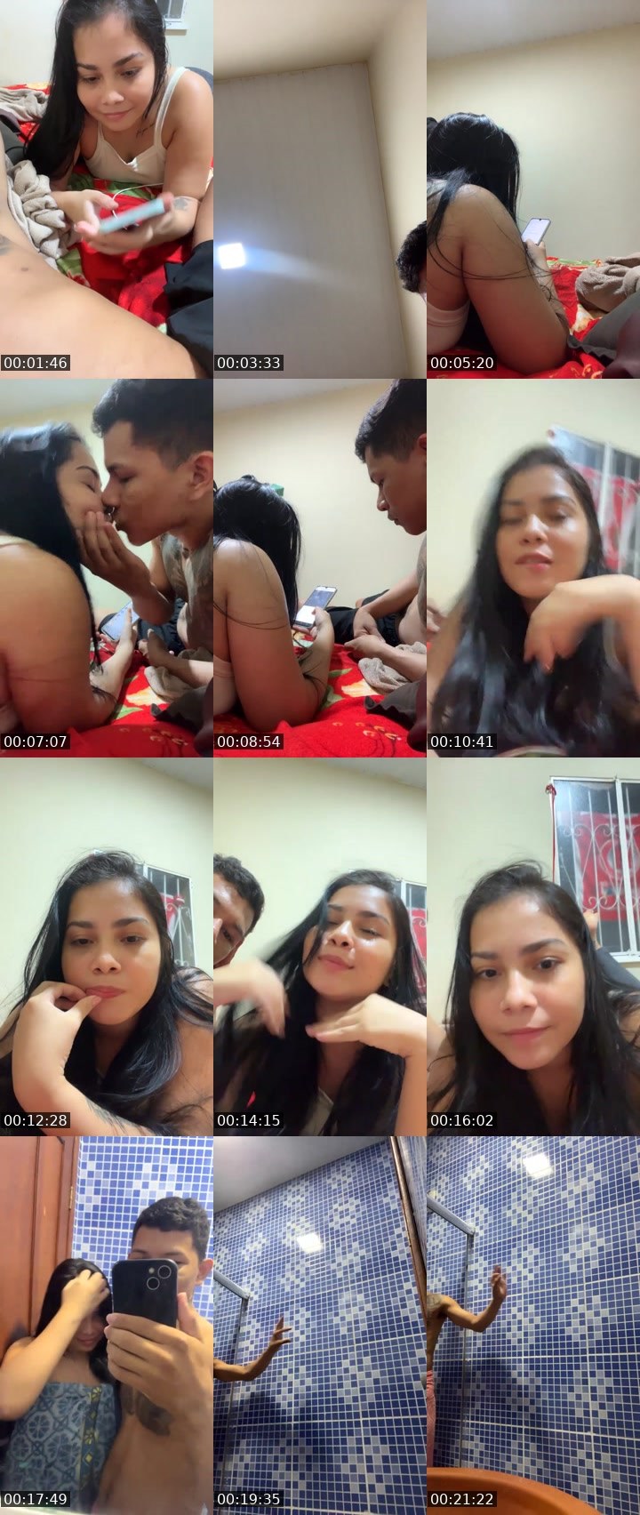 Contact-sheet preview of BRUNINHA👅💛😈's Liveme recording