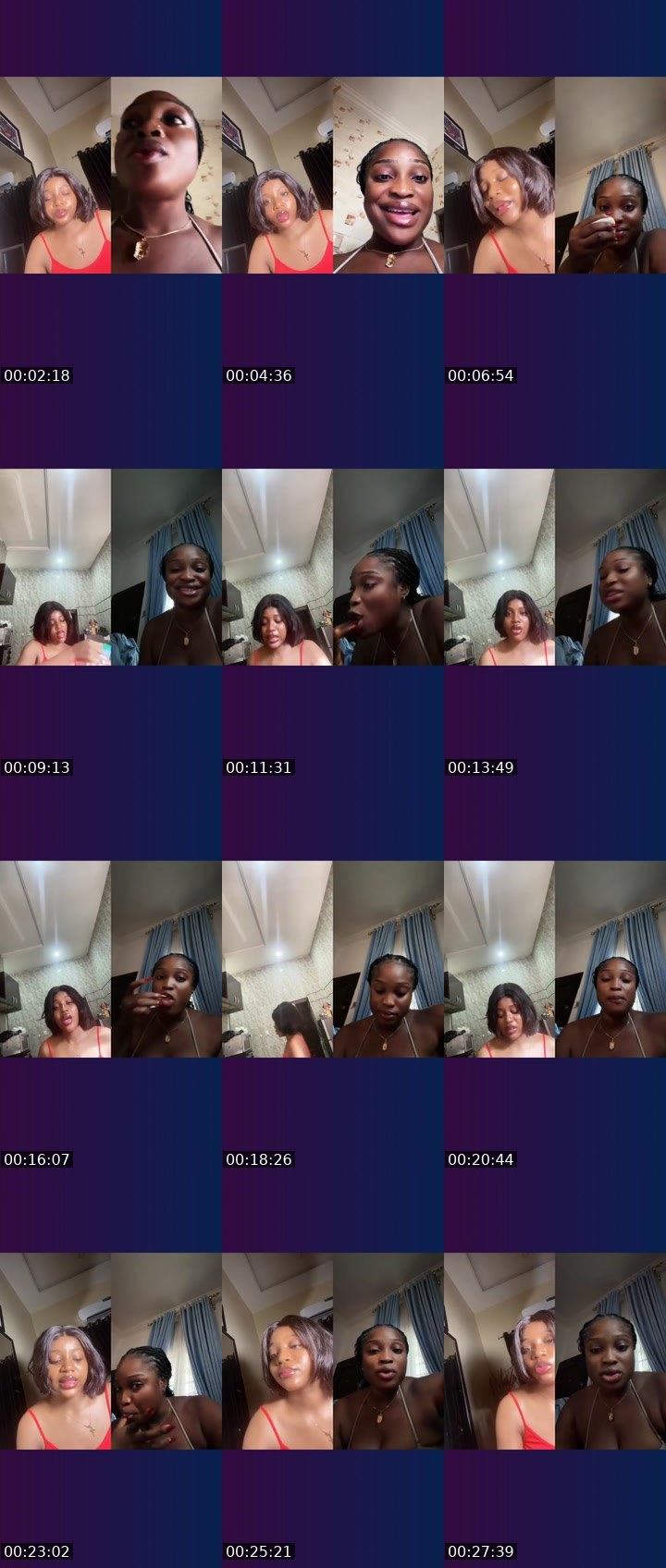 Contact-sheet preview of 💸Nina🥂🍭's Liveme recording