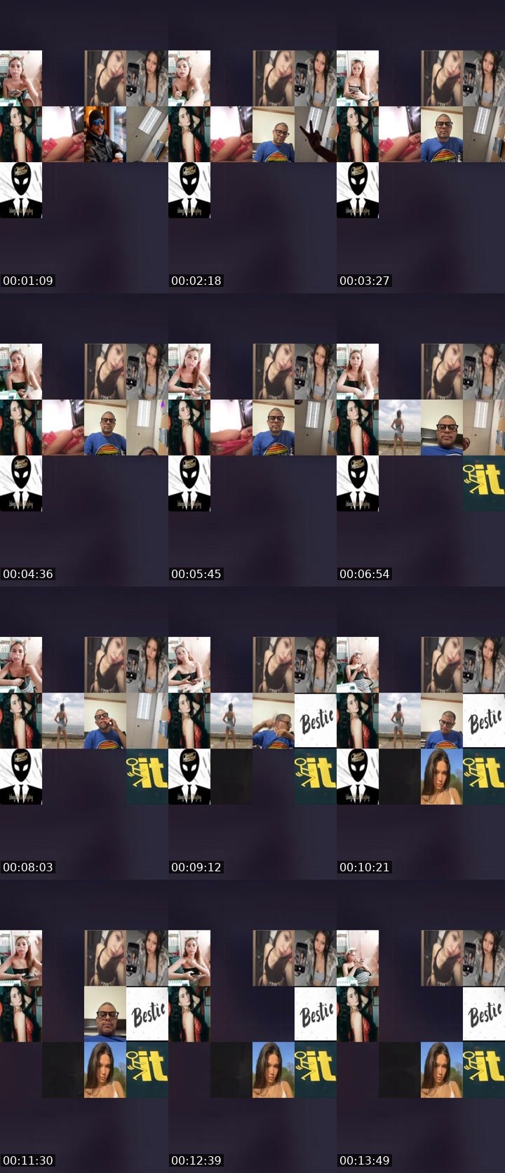 Contact-sheet preview of 👼🏼MAREKO's Liveme recording