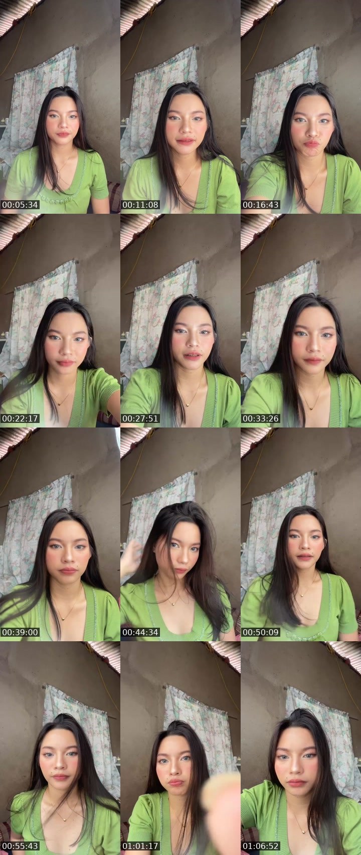 Contact-sheet preview of 👸 Chum 🌙's Liveme recording