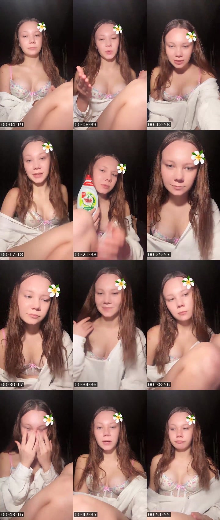 Contact-sheet preview of 🪐 𝐍𝐢𝐤𝐮𝐬𝐲𝐚 🐾's Liveme recording