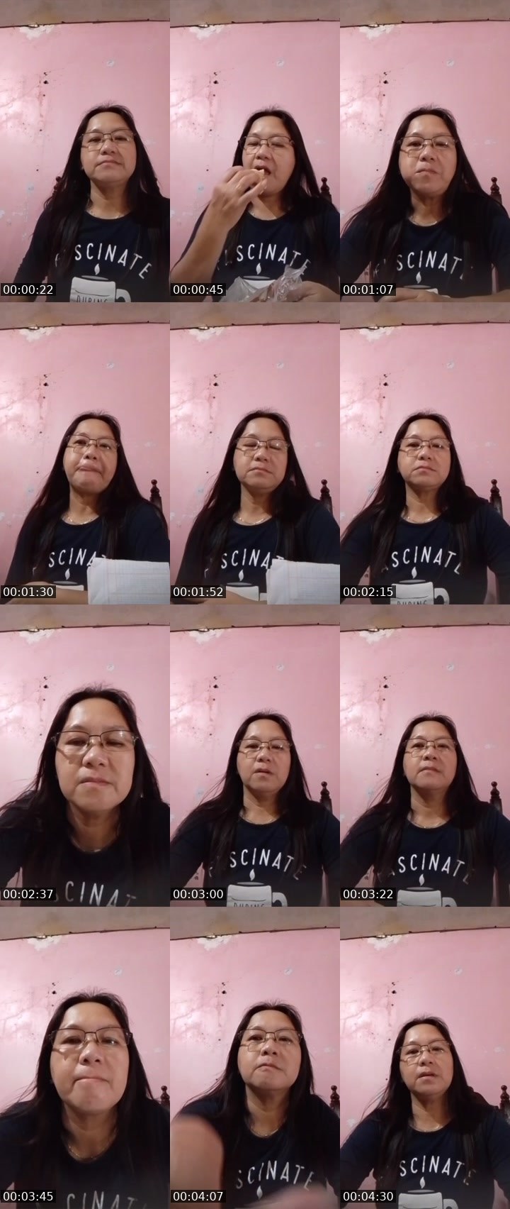 Contact-sheet preview of 🔴daisyyyy💤's Liveme recording