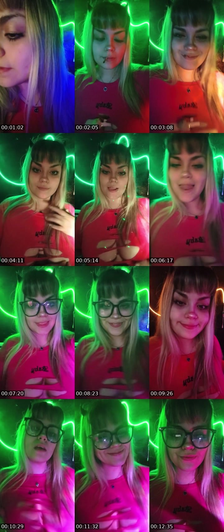 Contact-sheet preview of ꪑꪮꪮꪀ🫧⃝𖤐's Liveme recording
