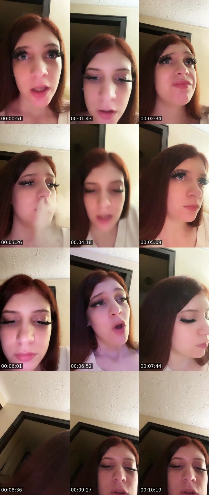 Contact-sheet preview of Kittykitten🌺😽😼's Liveme recording