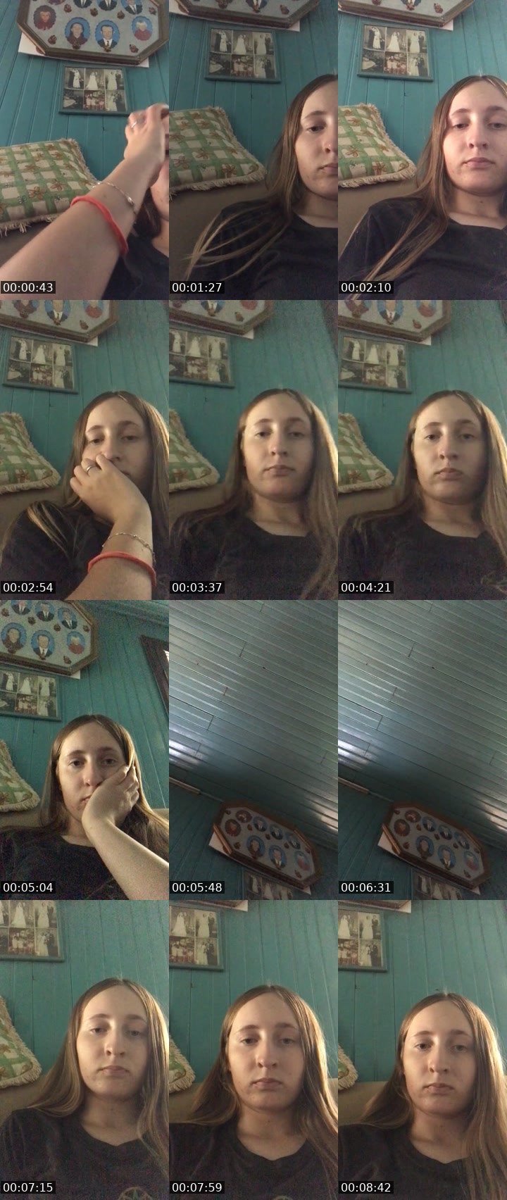 Contact-sheet preview of Marina Novakoski's Liveme recording