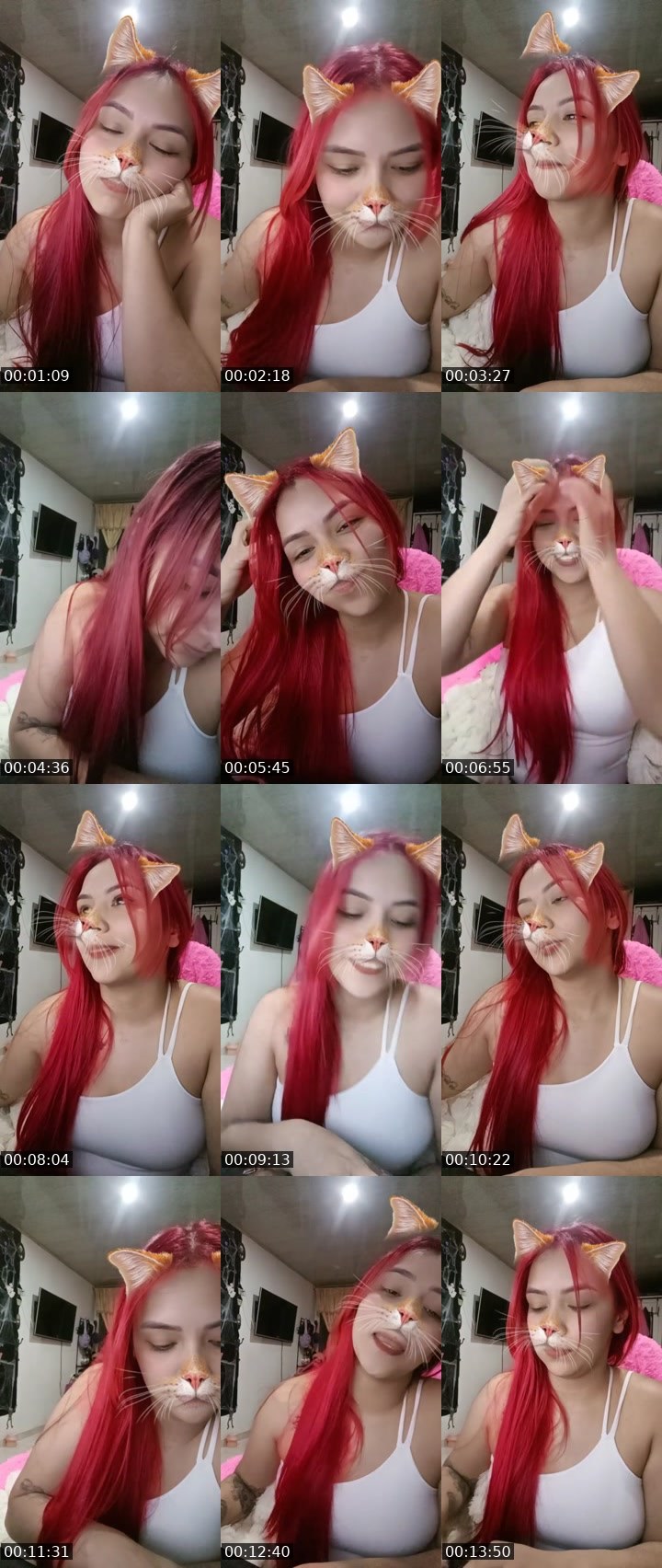 Contact-sheet preview of 🫧🌙LUA💃🫠's Liveme recording