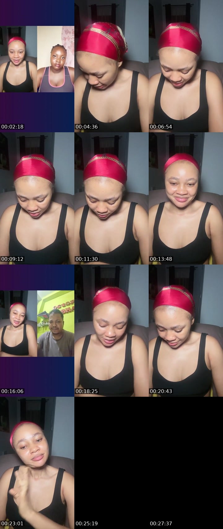 Contact-sheet preview of Bestgirl🤍's Liveme recording