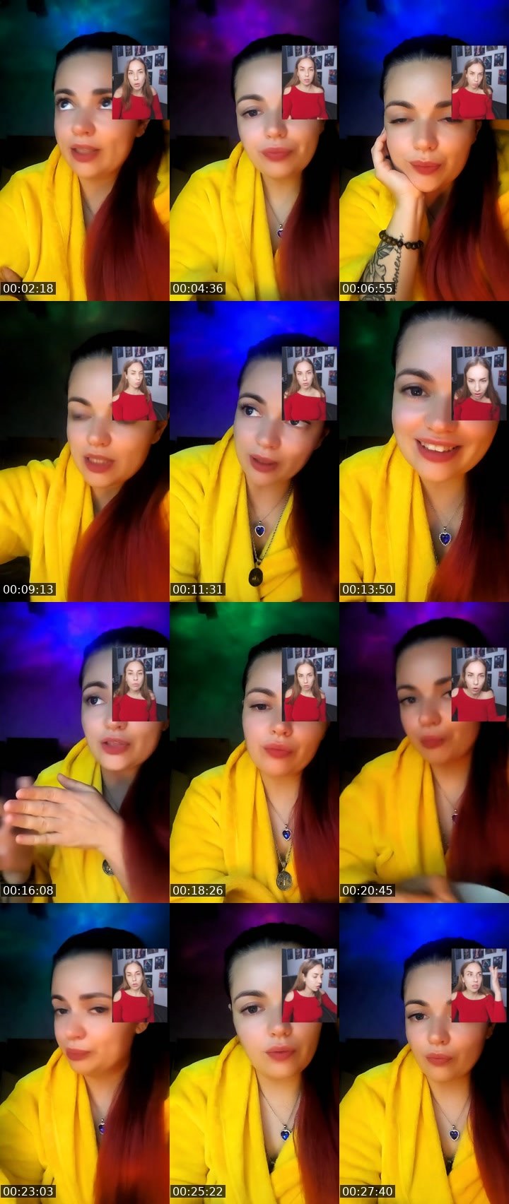 Contact-sheet preview of 50kYana Mikki🩷's Liveme recording