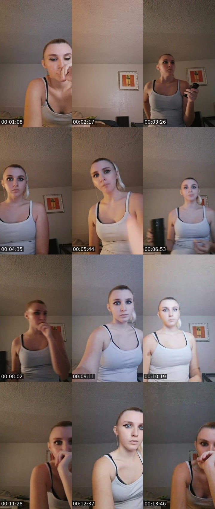 Contact-sheet preview of nikki😘's Liveme recording