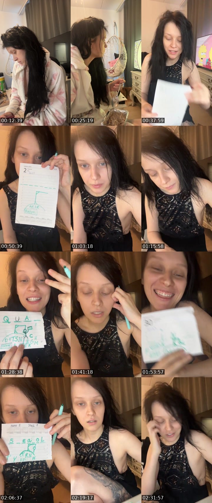 Contact-sheet preview of Inkkuu's Liveme recording