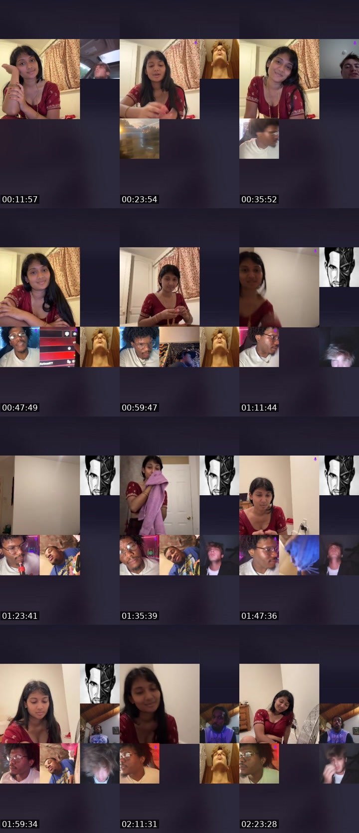 Contact-sheet preview of Tropical_gyal's Liveme recording