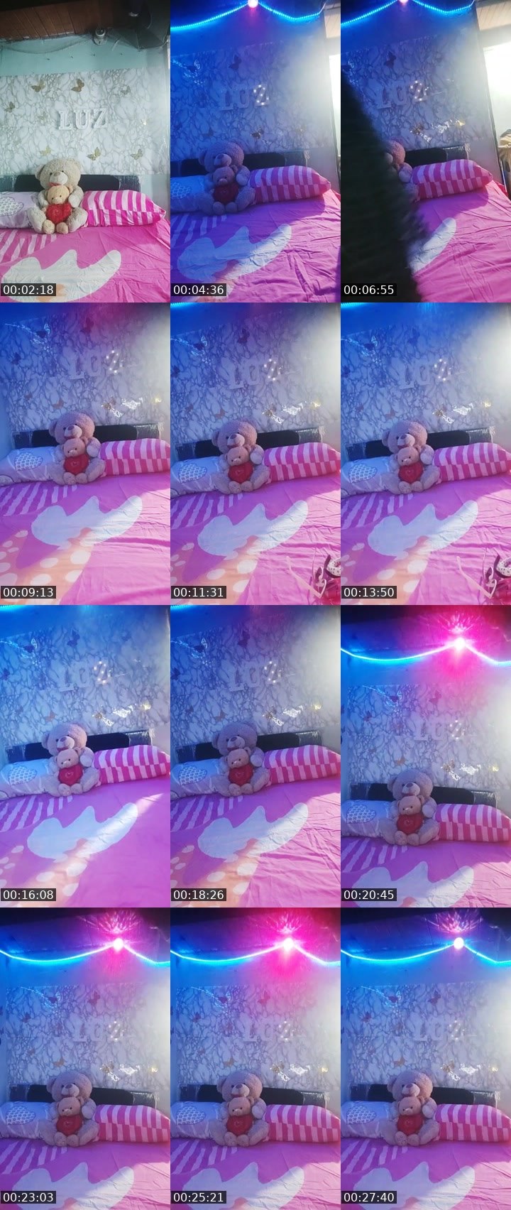 Contact-sheet preview of 👑⃤Luz🧸💜's Liveme recording