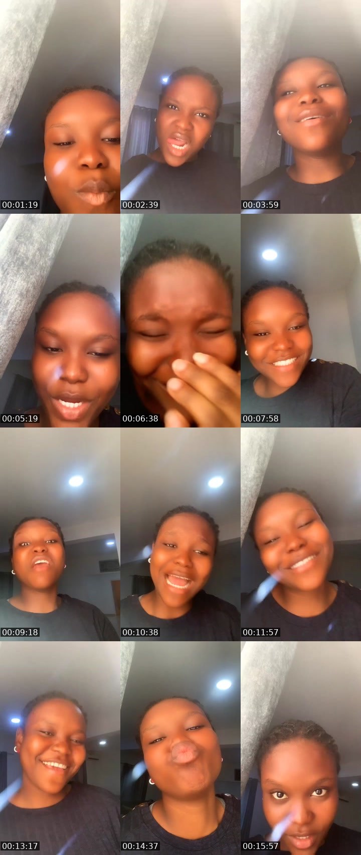 Contact-sheet preview of Ola-226155745's Liveme recording