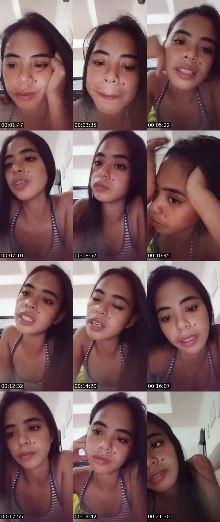 Contact-sheet preview of 🍃👸yuna🌼's Liveme recording