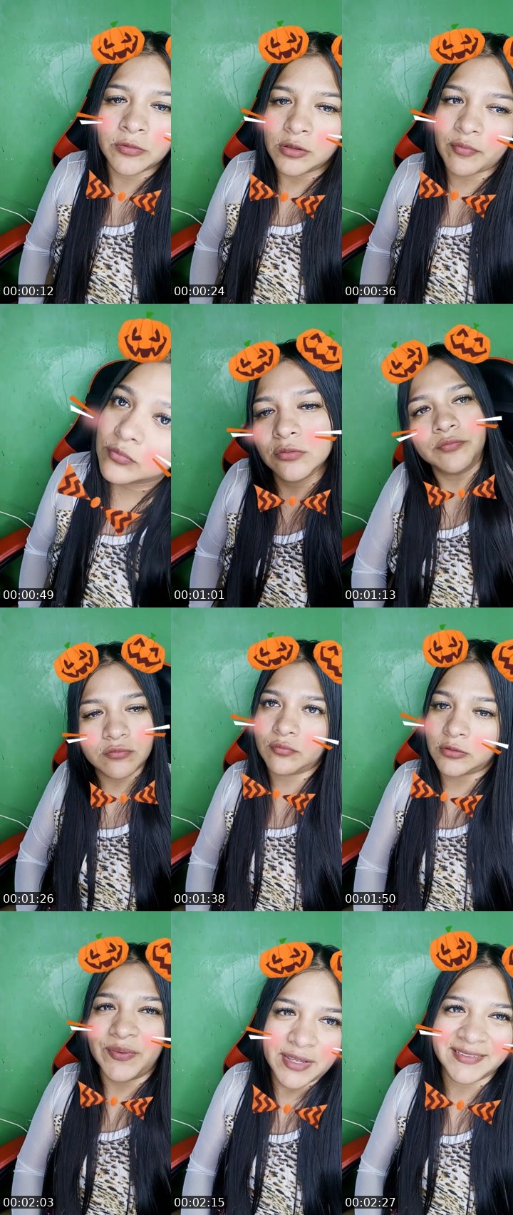 Contact-sheet preview of 🦉⃤CANELA Ž⃤Ť.'s Liveme recording