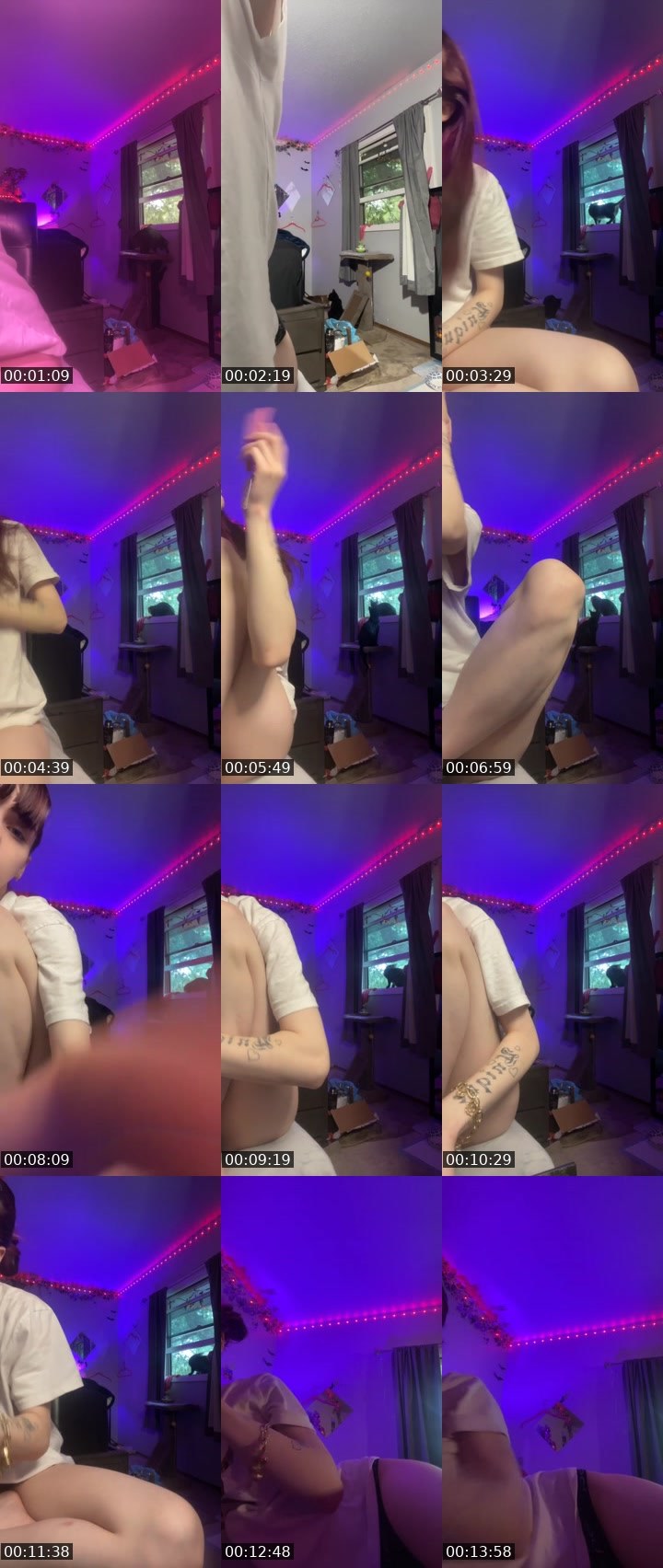 Contact-sheet preview of 𝕄𝕒𝕞𝕚𝕟𝕒𝕕𝕪𝕒♊︎'s Liveme recording