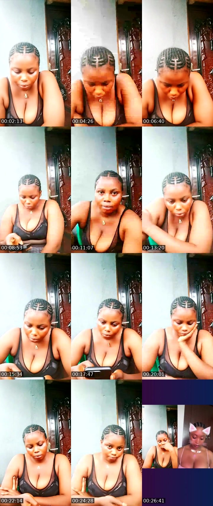 Contact-sheet preview of 🕊️CREAMY💜's Liveme recording