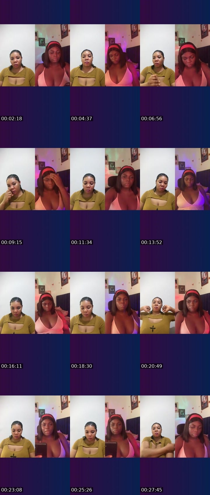 Contact-sheet preview of 🅰️my Lilly🍭🩷🌹's Liveme recording