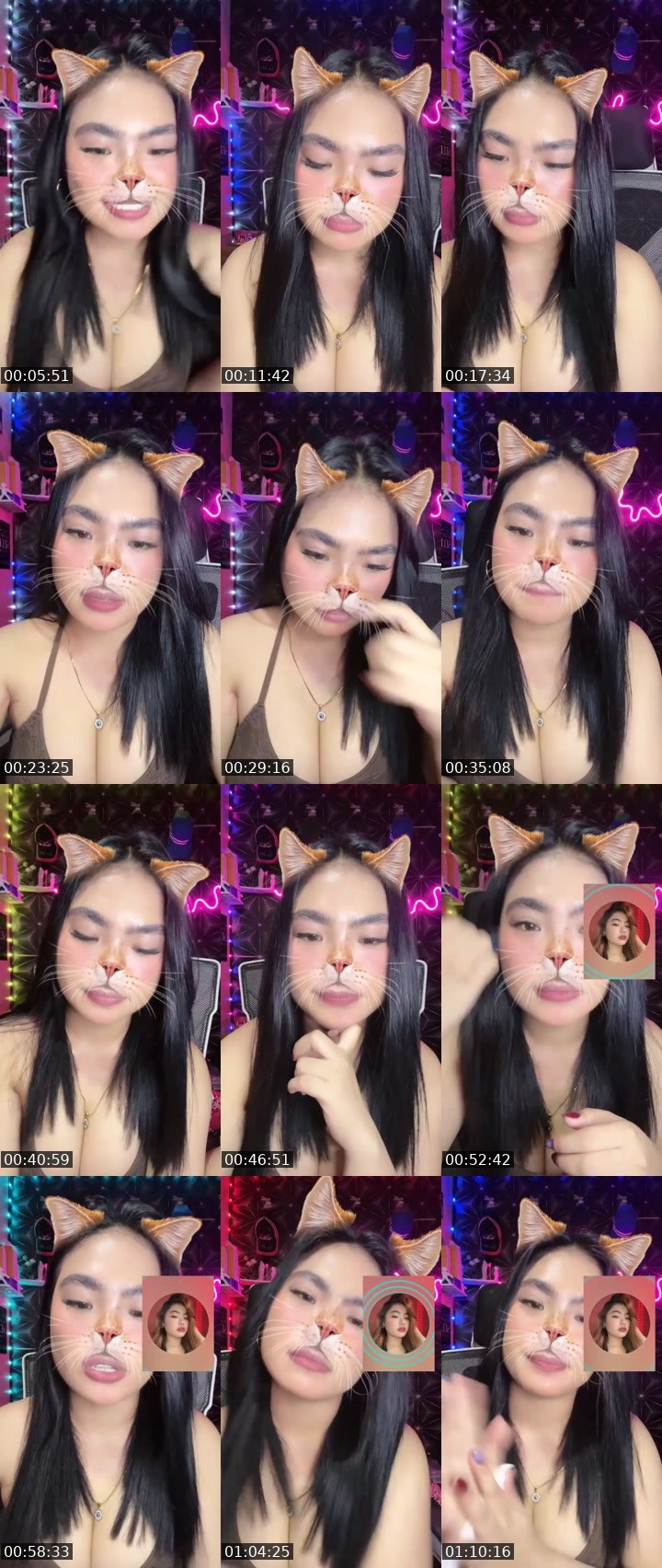 Contact-sheet preview of ⁠ ♛𝓩𝔂𝓭𝓷𝓮𝔂🍀🪬's Liveme recording