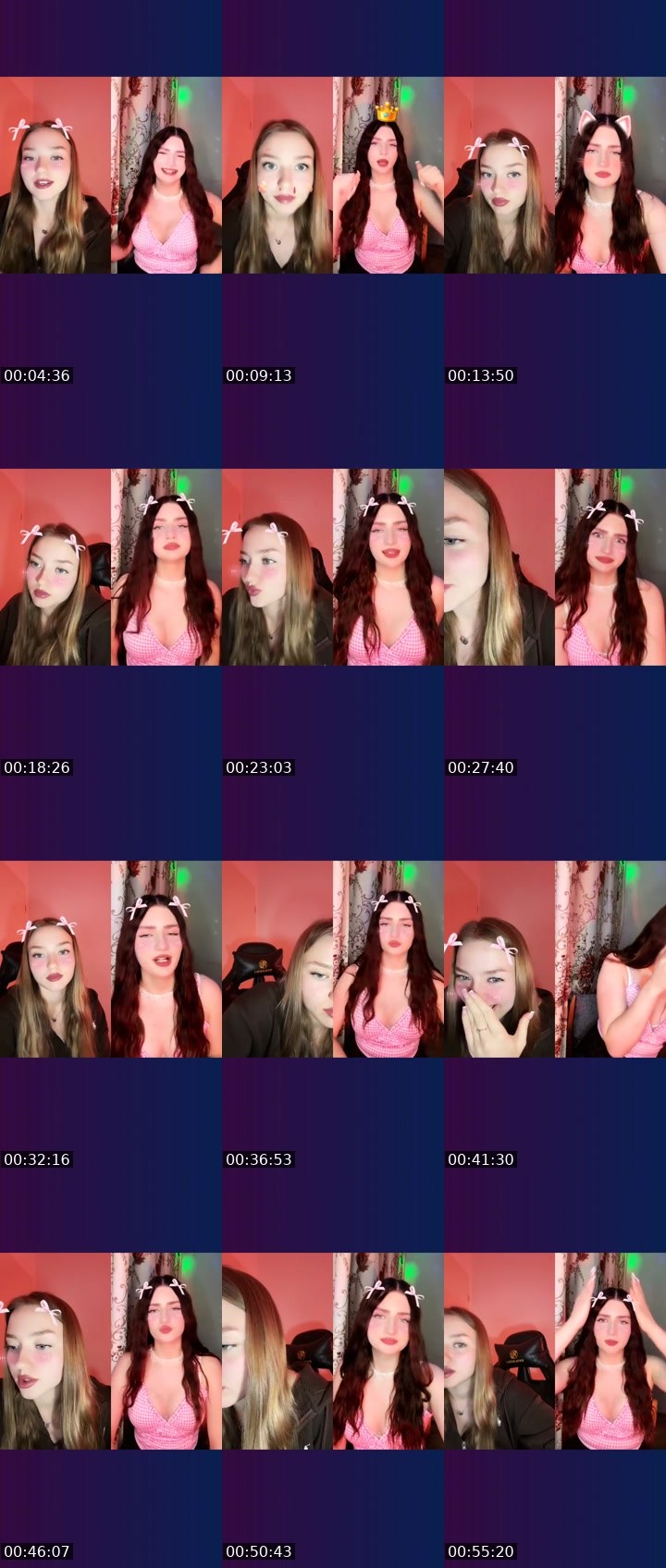 Contact-sheet preview of Shakira🥰🇺🇦's Liveme recording