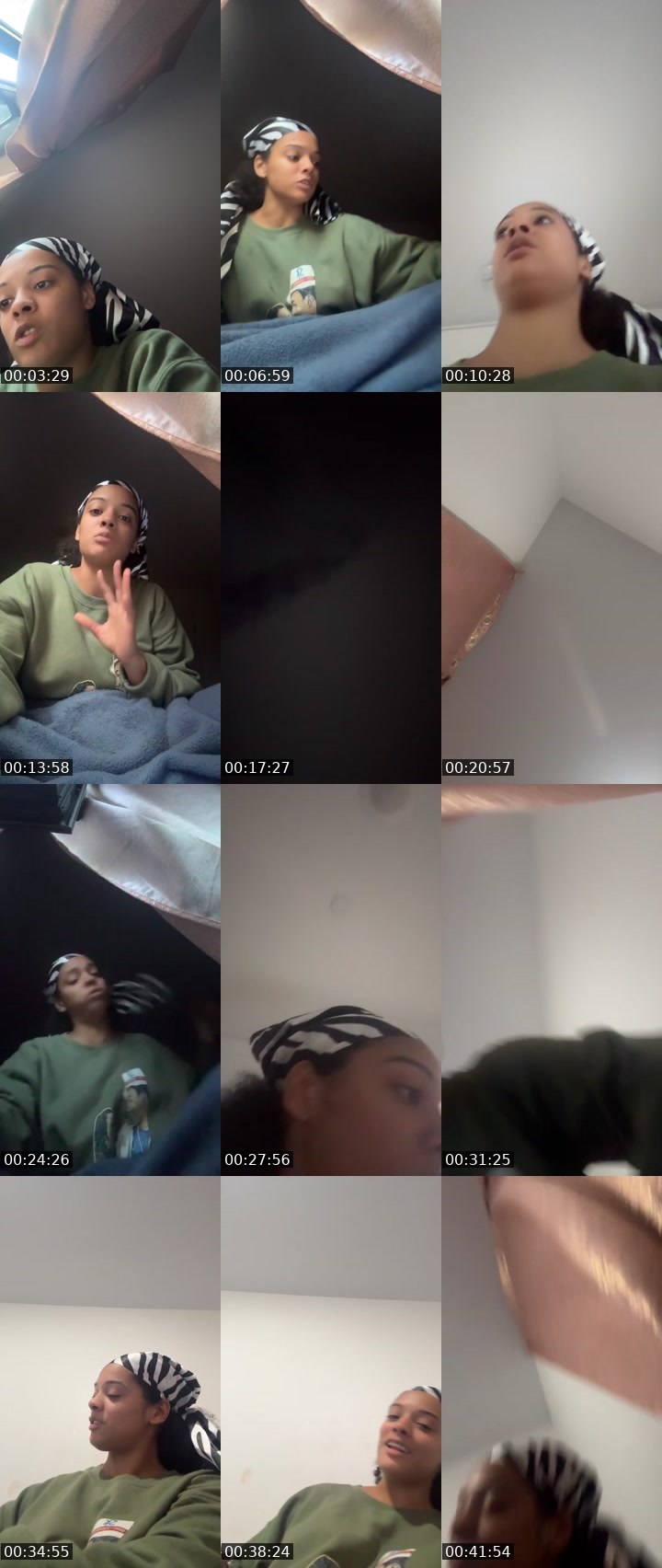 Contact-sheet preview of Blameobject's Liveme recording