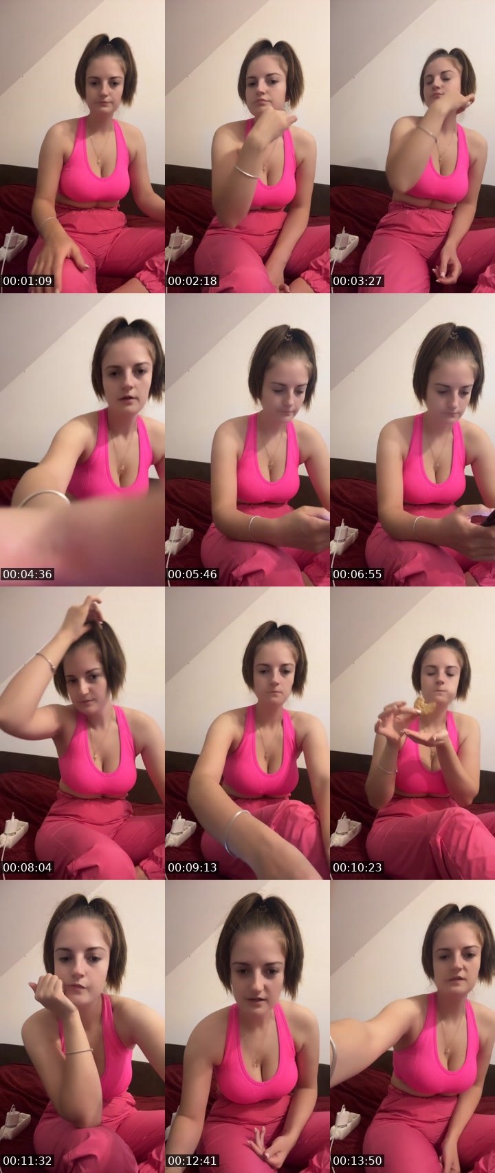 Contact-sheet preview of Olichka🇺🇦🇵🇱's Liveme recording