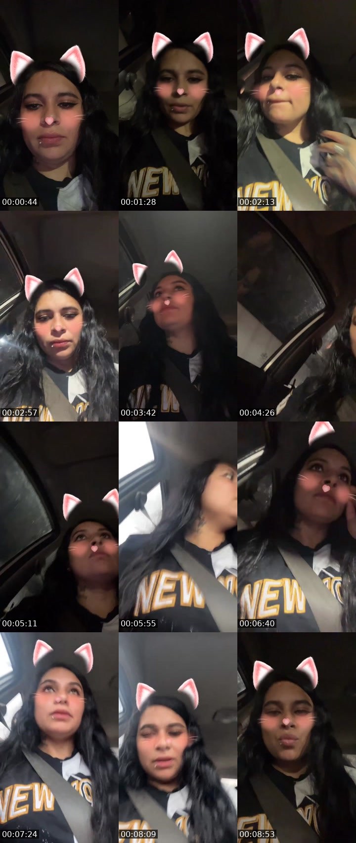 Contact-sheet preview of Cosita rica 😈🔥 👑⃤'s Liveme recording