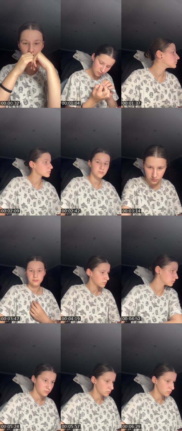 Contact-sheet preview of Viktiria's Liveme recording