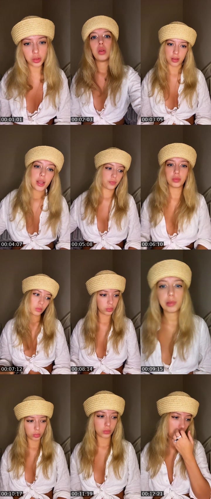 Contact-sheet preview of MaRy🐾🇺🇦's Liveme recording