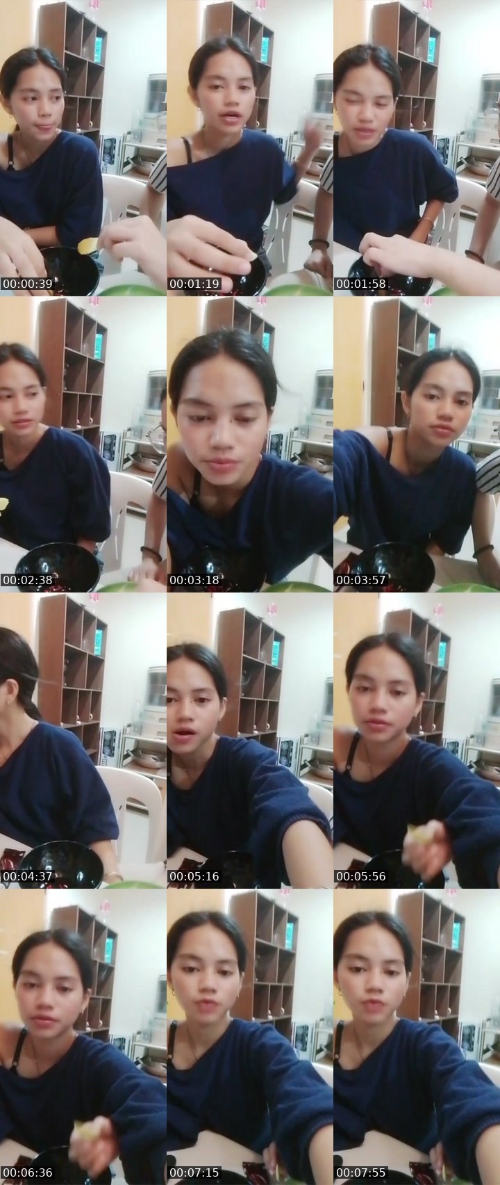 Contact-sheet preview of 7.8k🍃👸Ara🌼's Liveme recording