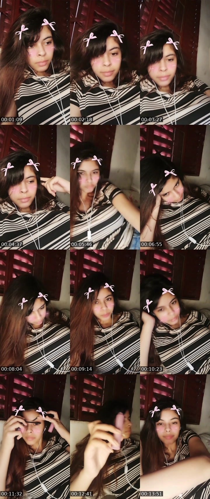 Contact-sheet preview of Loki kim's Liveme recording