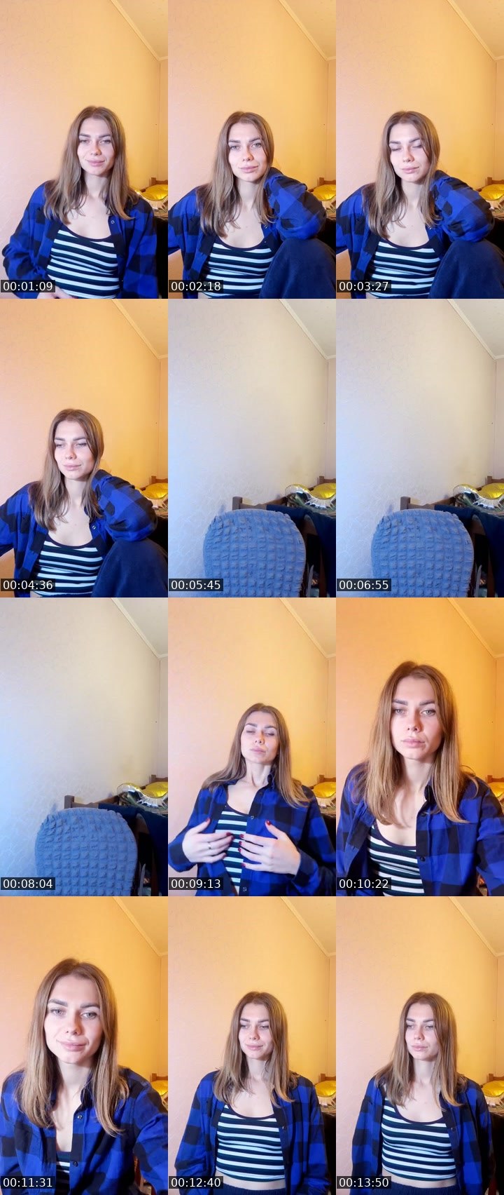 Contact-sheet preview of Yuliii's Liveme recording