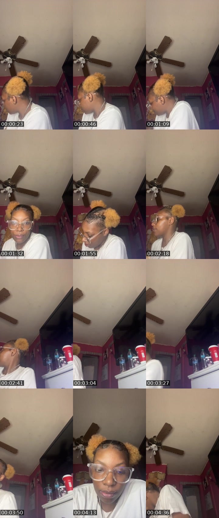 Contact-sheet preview of BrownSugar😍🤎's Liveme recording