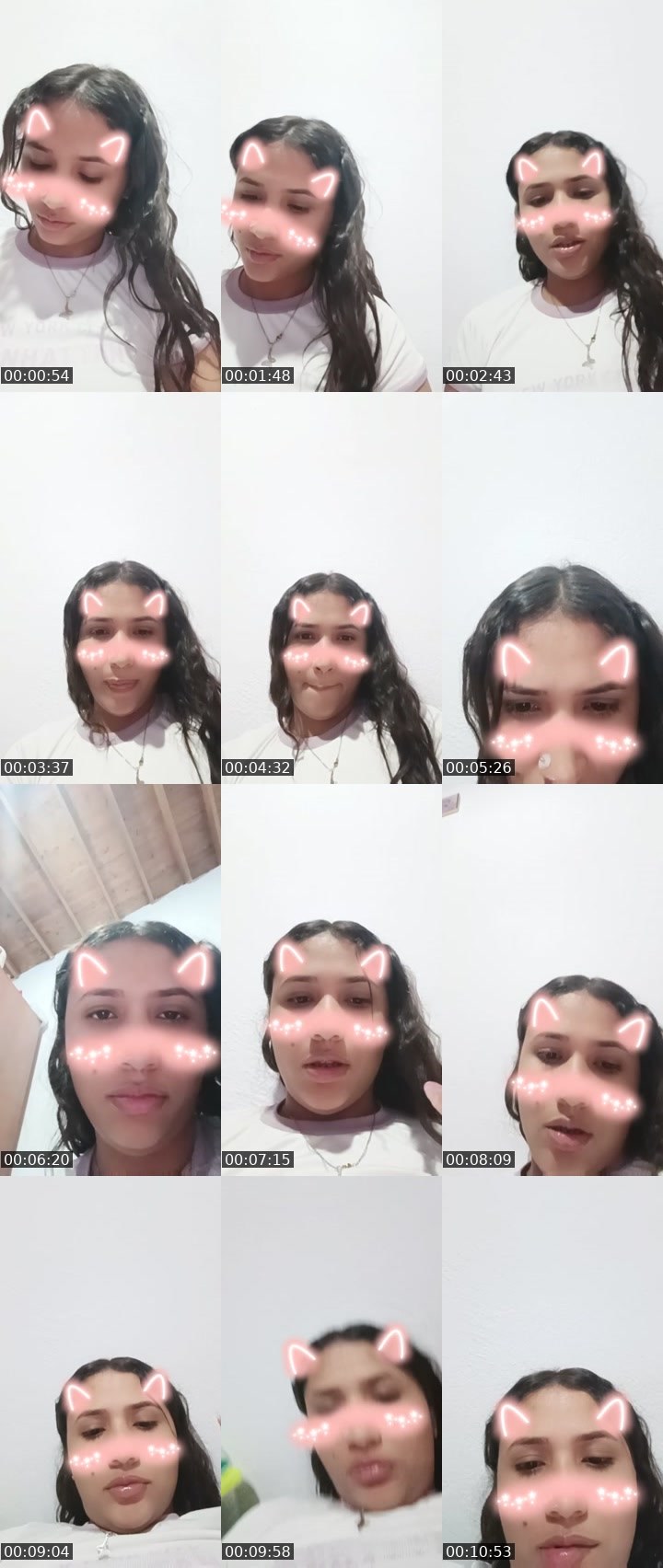 Contact-sheet preview of la sirenita👑's Liveme recording