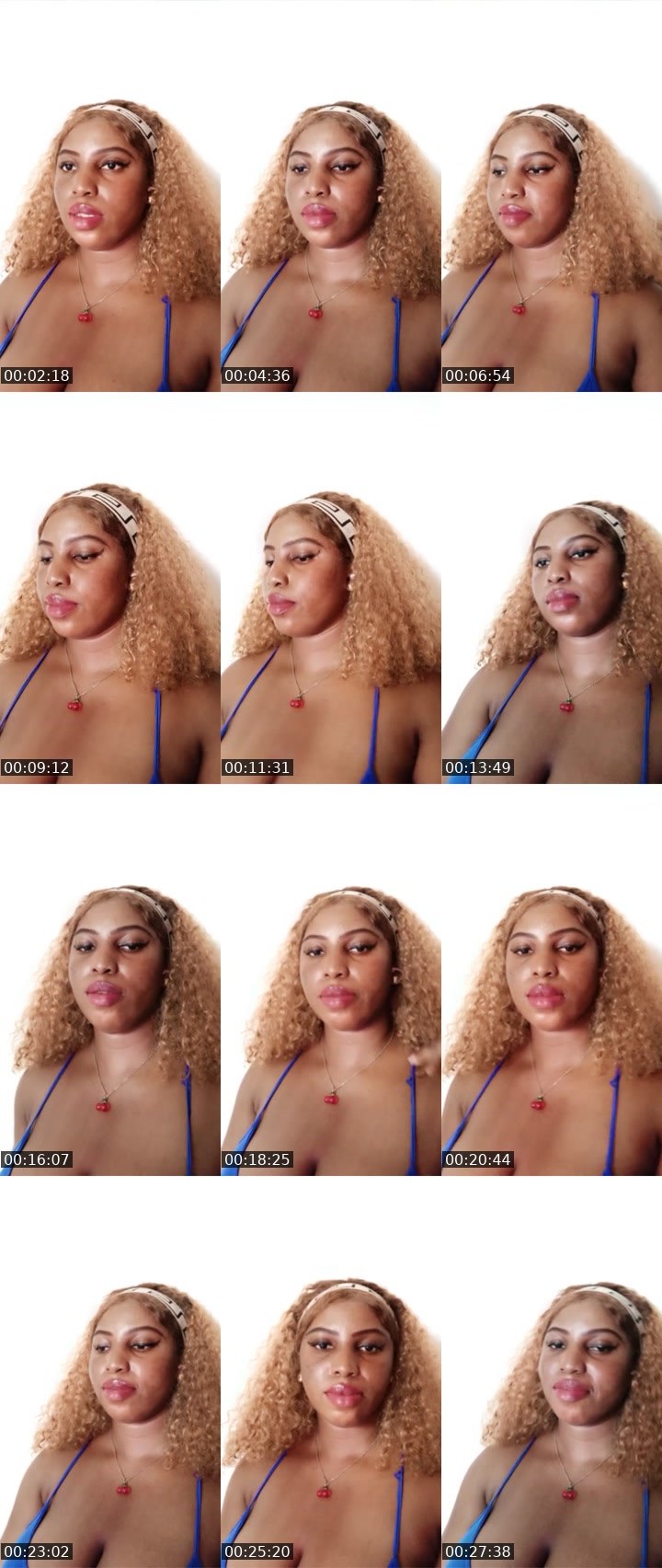 Contact-sheet preview of Caramel 🏦's Liveme recording