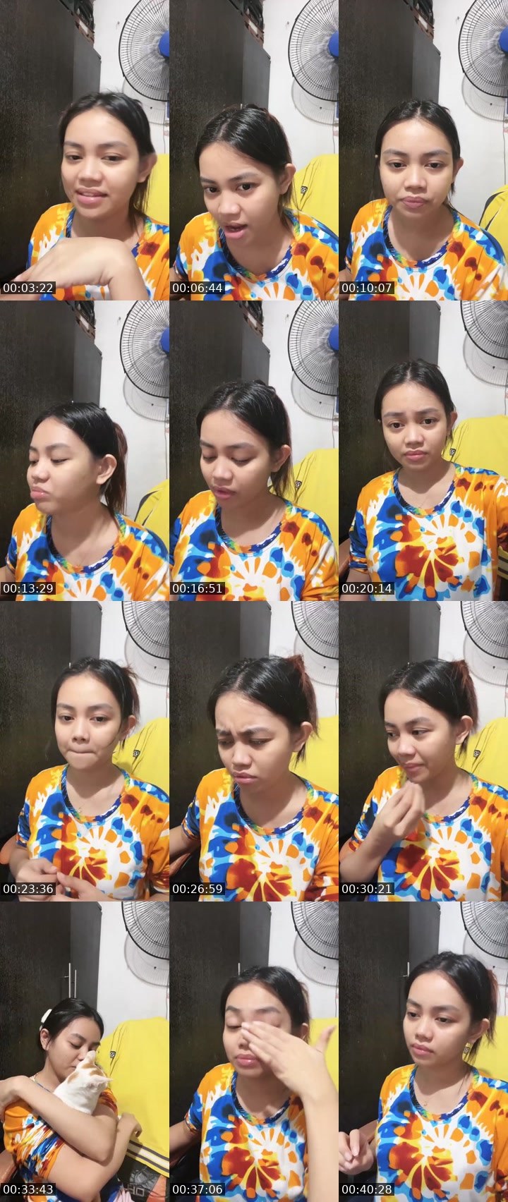 Contact-sheet preview of ♛𝕄𝕖𝕘 𝄞's Liveme recording