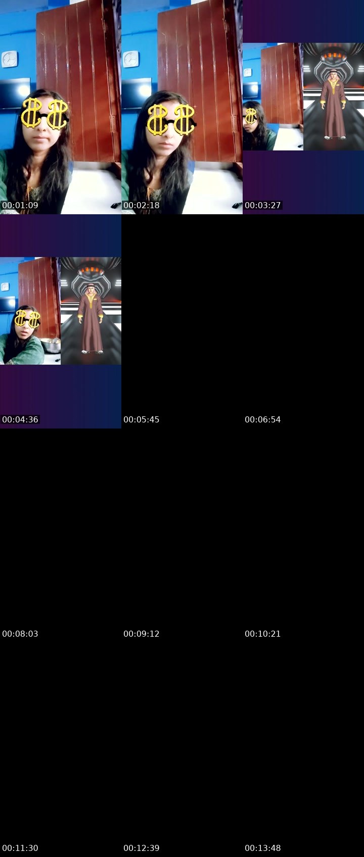 Contact-sheet preview of Lilly ⭐🌟's Liveme recording