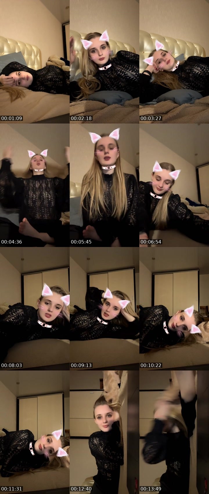 Contact-sheet preview of Lana 👼's Liveme recording