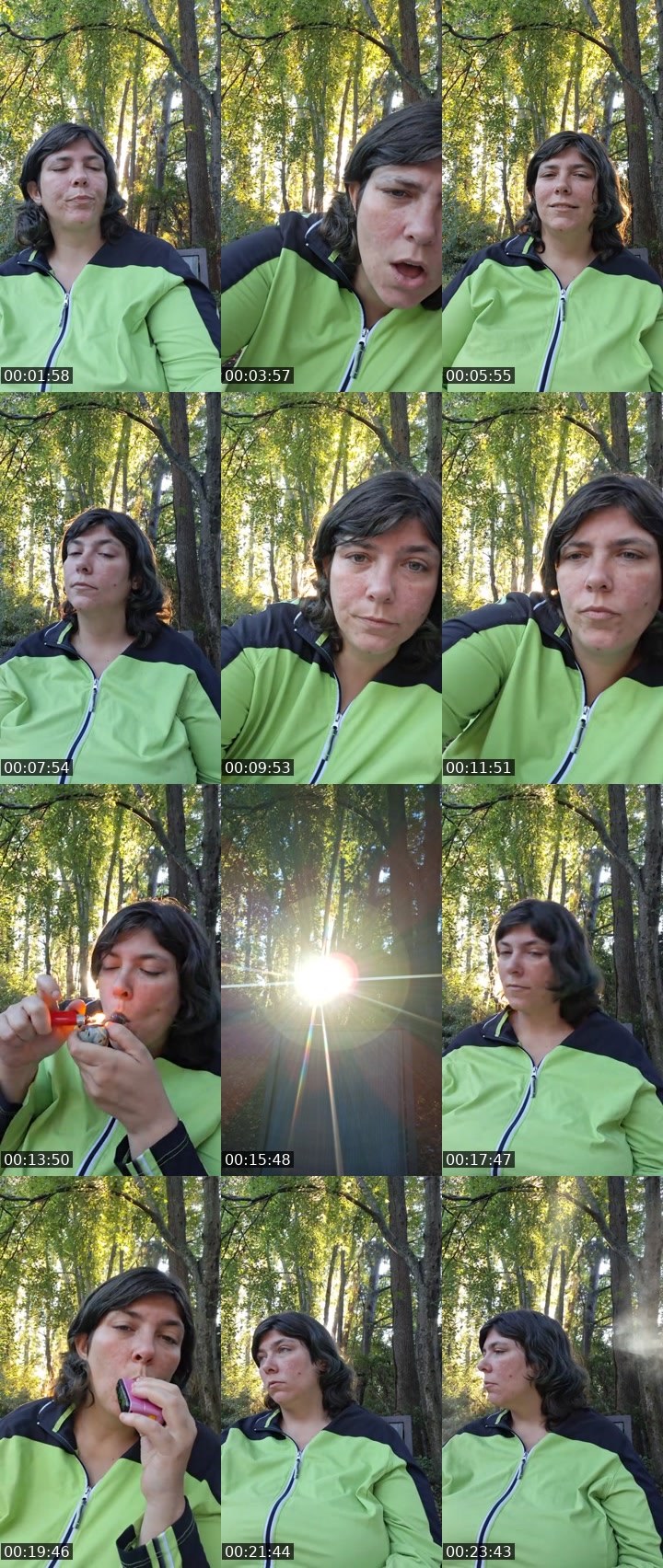 Contact-sheet preview of FancyFace93's Liveme recording
