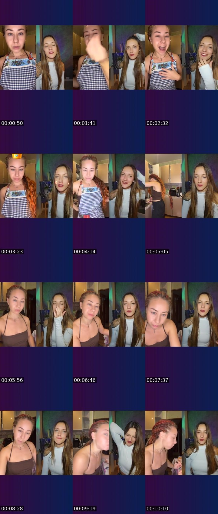 Contact-sheet preview of MU$E💎125к℄'s Liveme recording