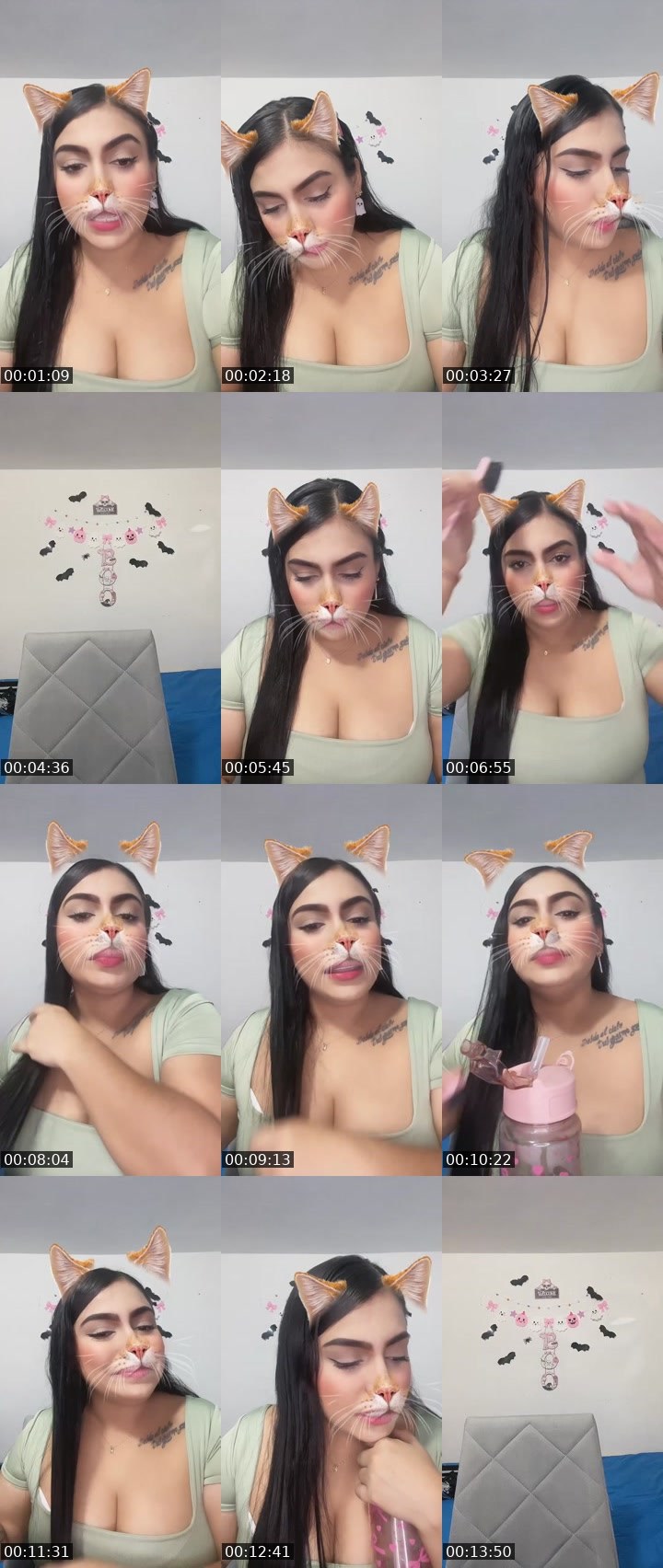 Contact-sheet preview of 🌐 🎀 ναηєє 🎀💫's Liveme recording