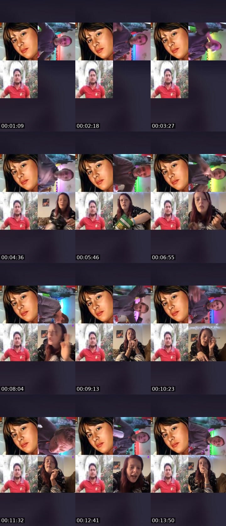 Contact-sheet preview of 💛♡₦ɆⱤØ♡💛's Liveme recording