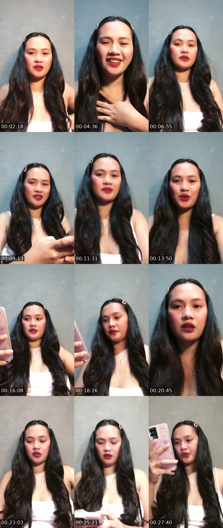 Contact-sheet preview of 👸🏻Yukishe🫧's Liveme recording